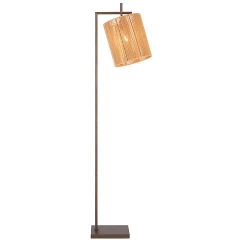 Lyndra Floor Lamp Bronze with Natural String