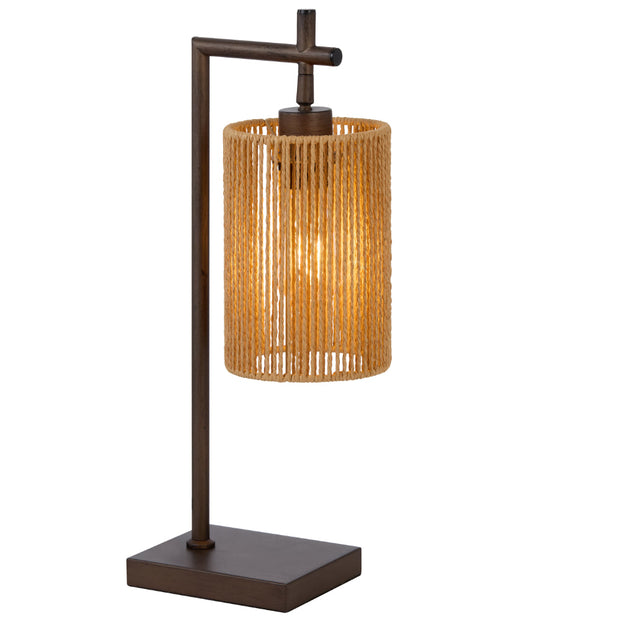 Lyndra Table Lamp Bronze with Natural String