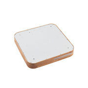 LYRIC 12W LED CCT 3 Step Dimmable Teak Trim Square Oyster