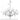 Malvern 12 Light Antique Silver Pendant