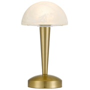 Mandel 5w 3000K E14 Touch Lamp Antique Gold and Alabaster
