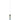 Manga E27 Blue and Brass Cylinder Pendant Light