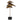 MAPEL 6w LED 3000K Touch Dimmable Switch Antique Brass and Black Marble Table Lamp