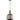 Maraca E27 Glass Jar Pendant Chrome