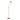 Marbell Floor Lamp Antique Brass and Amber