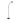Marbell Floor Lamp Black and Smoke