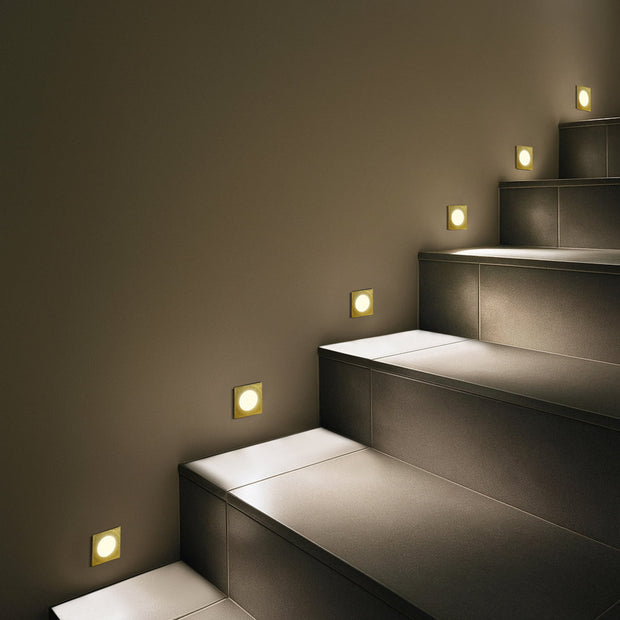 Maren Square Stair Downlight 2w CCT White+Black+Gold IP20