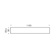 MARINA 36W LED 5000K IP65 11800mm Batten Light