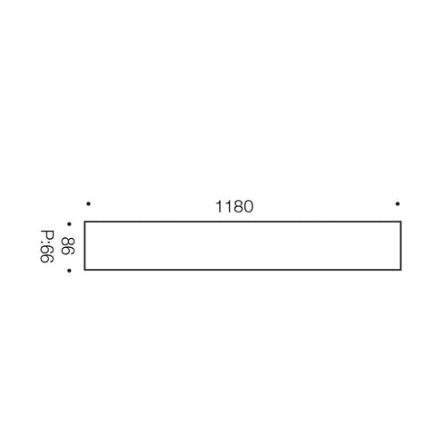 MARINA 36W LED 5000K IP65 11800mm Batten Light