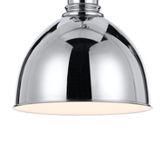 Market Dome Pendant Light Chrome