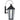 MARQUES Black with Textured Glass IP43 E27 Wall Light
