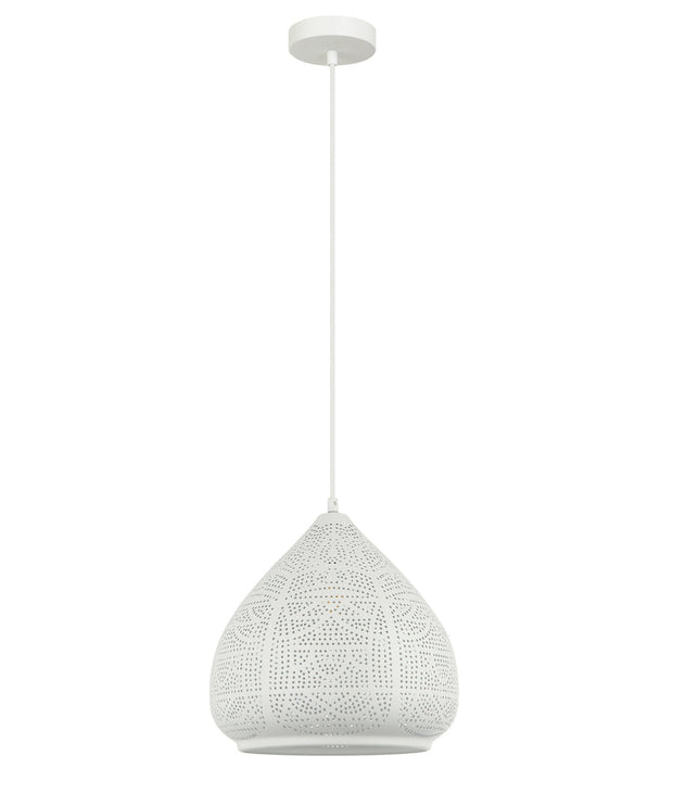 Marrakesh Pendant Teardrop Shape White