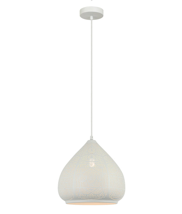 Marrakesh Pendant Teardrop Shape White