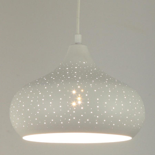 Marrakesh Pendant Champagne Glass Shape White