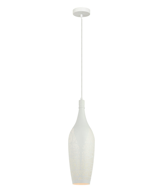 Marrakesh Pendant Bottle Shape White