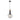 Marvin 1 Light Pendant Black and Gold Round