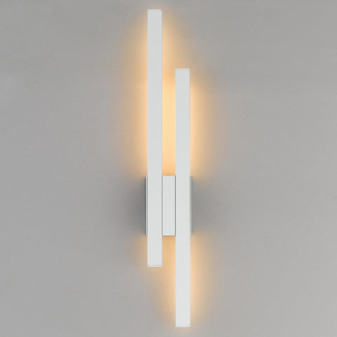 Masto 2 x 8w 3000K LED Exterior IP54 Wall Light White