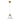 Matisse 1 Light Gold and Clear Glass G9 IP44 Pendant