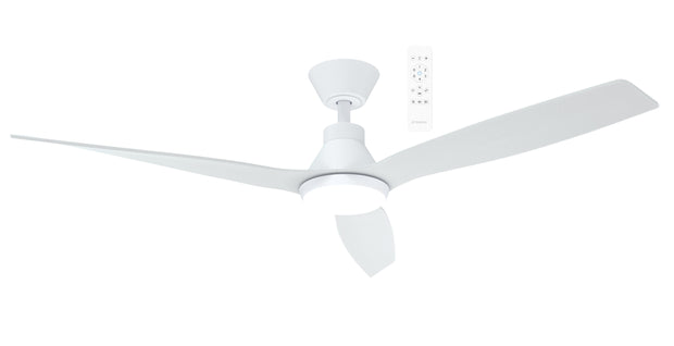 Triumph DC 52 Smart Ceiling Fan White with Dimmable CCT LED Light