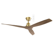 Triumph DC 52 Smart Ceiling Fan Antique Bronze and Walnut