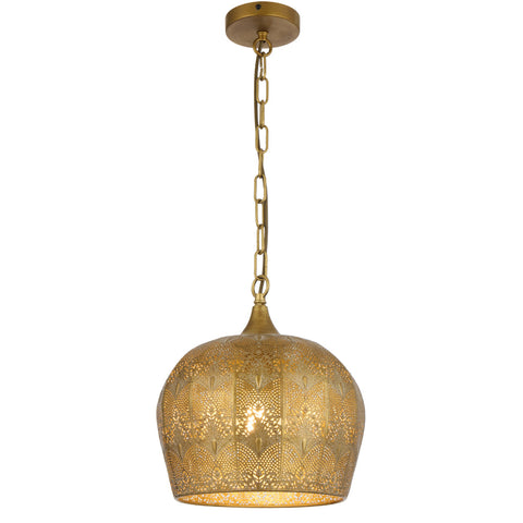 Mersin Pendant Antique Brass