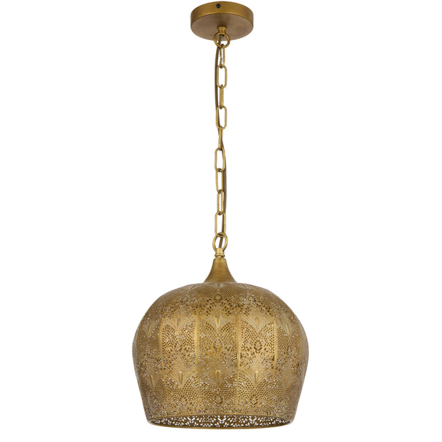 Mersin Pendant Antique Brass