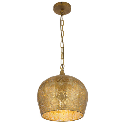 Mersin Pendant Antique Brass