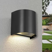 Miro 1 IP65 Exterior Wall Light Black Sand