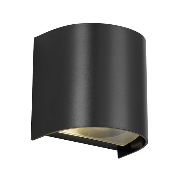 Miro 1 IP65 Exterior Wall Light Black Sand