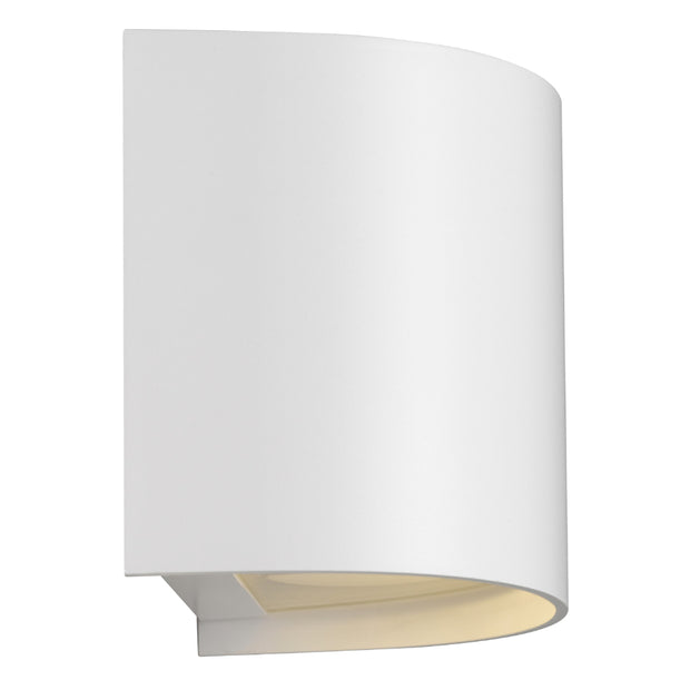 Miro 1 IP65 Exterior Wall Light White Sand