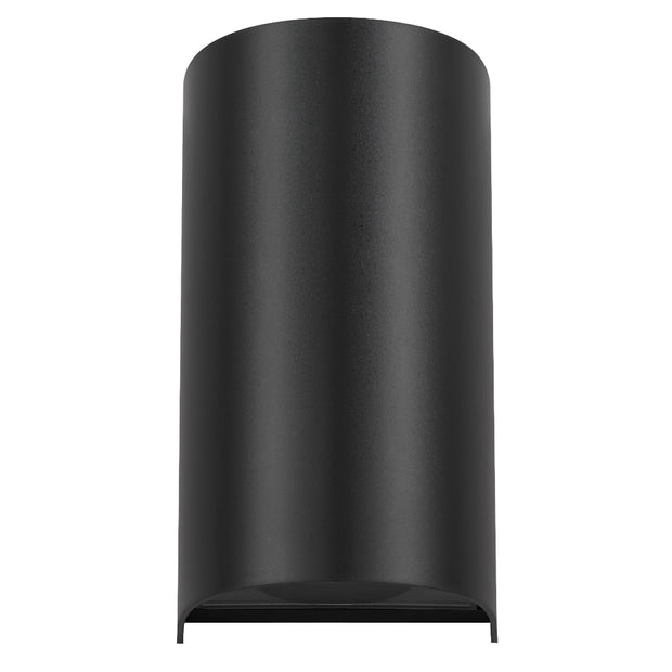 Miro 2lt Up/Down IP65 Exterior Wall Light Black Sand