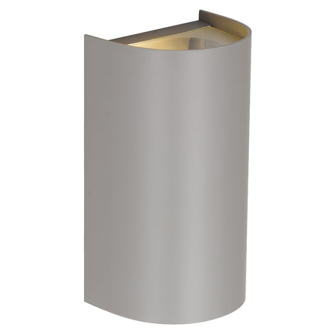 Miro 2lt Up/Down IP65 Exterior Wall Light Grey Sand