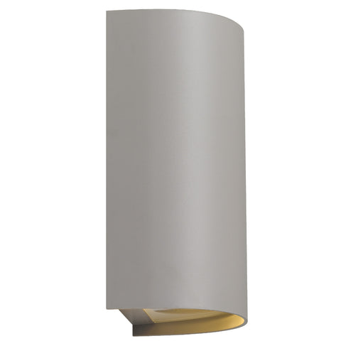 Miro 2lt Up/Down IP65 Exterior Wall Light Grey Sand