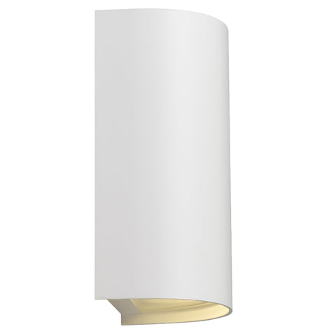 Miro 2lt Up/Down IP65 Exterior Wall Light White Sand