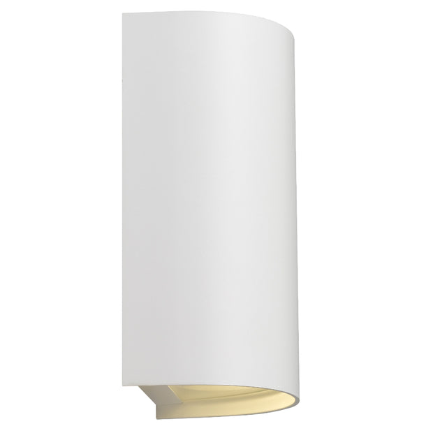 Miro 2lt Up/Down IP65 Exterior Wall Light White Sand