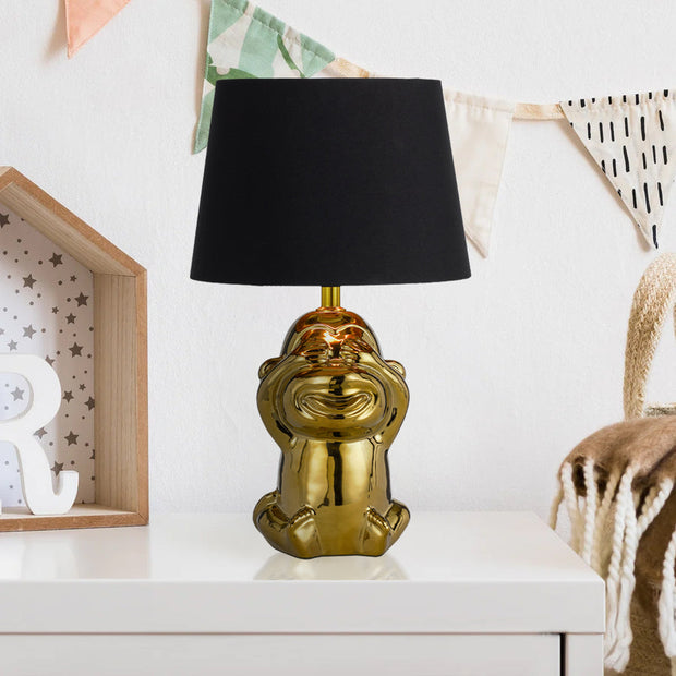 Misaru Gold/ Black Table Lamp