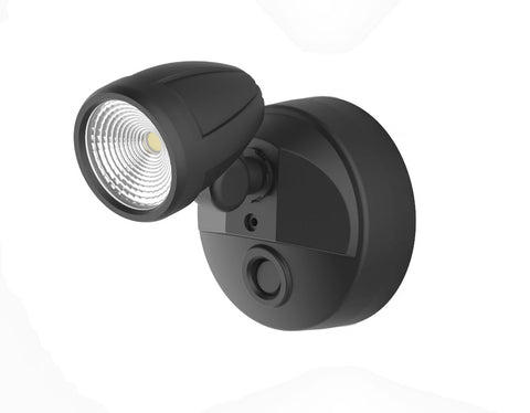 Bandit CCT LED Exterior IP54 Single Spot 12W Matt Black