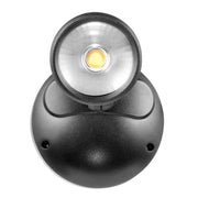 Fortress PRO LED Flood Light Outdoor IP65 Single Spot 18w Tricolour Matt Black