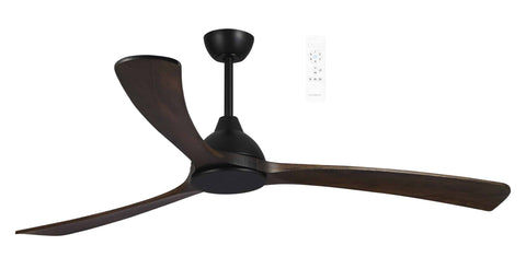 Norfolk Aero 70 DC Smart Ceiling Fan Black and Walnut