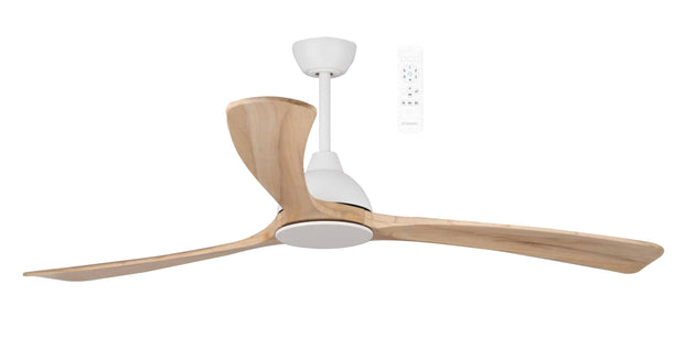 Norfolk Aero 86 DC Smart Ceiling Fan White and Natural