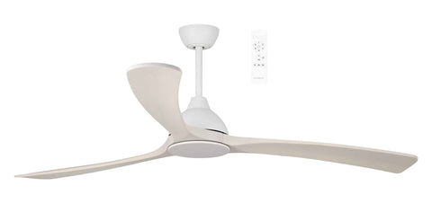 Norfolk Aero 86 DC Smart Ceiling Fan White and Whitewash