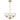 Moreno2 3lt Pendant Antique Gold with Clear Glass E14