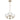 Moreno2 3lt Pendant Antique Silver with Clear Glass E14