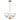 Moreno2 3lt Pendant Antique Silver with Clear Glass E14