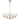 Moreno2 5lt Pendant Antique Silver with Clear Glass E14