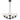 Moreno2 5lt Pendant Black with Clear Glass E14