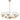 Moreno2 8lt Pendant Antique Gold with Clear Glass E14