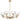 Moreno2 8lt Pendant Antique Gold with Clear Glass E14