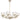 Moreno2 8lt Pendant Antique Silver with Clear Glass E14