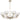 Moreno2 8lt Pendant Antique Silver with Clear Glass E14
